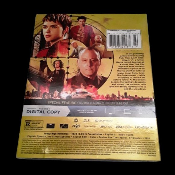 The Doorman Blu-ray + Digital Sealed NWT - Picture 3 of 11